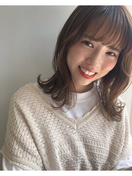 エルメ バイ アンフィー(Elme by anphi) 【Elme 八柱】大人かわいい×アッシュブラウン×くびれヘア