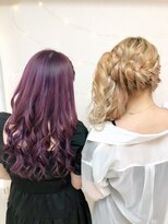 ジャルダンドフルー(Jardin de fleurs) 友だち同士　ペア　ヘアセット　スタイル自由　ほぼ貸し切り