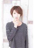 ショートボブにハイライト+イルミナカラー×髪質改善