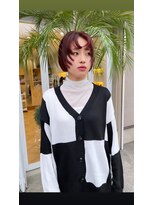 サン 鎌倉長谷(3.)&nbsp;ショートボブ　× ウルフカット