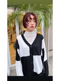 ショートボブ × ウルフカット
