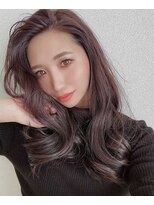 ヘアーサロン クスキ(hair salon KUSUKI) 大人可愛い　ダークバイオレットカラー