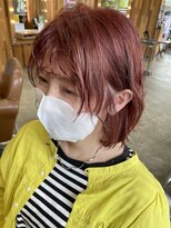 ヘアラウンジ アングゥ(hair lounge ungu)&nbsp;ゆるボブピンク