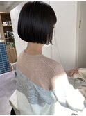 ［Ocean Hair&Life 水田成美］黒髪ナチュラルセンター分けボブ☆