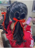 ヘアセット/ヘアメイク/巻きおろし/逆毛/卒業式[新宿/新宿駅]