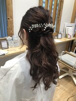 ハコブネ(Hacobune) ☆結婚式ハーフアップ☆