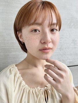 レジュアル(RESSUAL) 黒髪ボブルフネビージュ小顔ワンレン