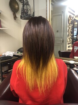 ヘアー ラウンジ アート(HAIR LOUNGE ART) イエローインナー