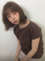 リアン(Reen) Reen hair　切りっぱなしボブ★ナチュラルブラウン