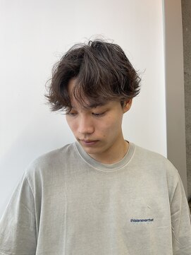 ペイププロドアイコン 博多(Peyp prod ICON) メンズマッシュ ハネ感パーマ