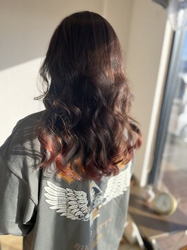 美容室 ルアル 市原市八幡宿店(Luar) テールカラー！赤！