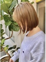 ラベストオイケ(LOVEST OIKE)&nbsp;バッサリボブにして透明感カラー