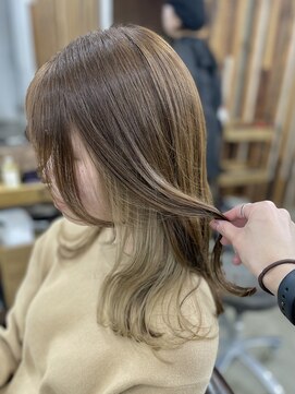 リッカ(RICCA) 【イヤリングカラー】ミルクティーベージュ♪