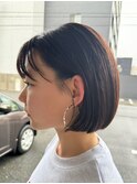 ぷつっとボブチョコレートカラー岡山南中央町