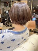 【 Ｉ. 】30代からの襟足すっきり前下がりショートボブ　川口