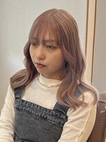 カラースタンド(COLOR STAND)&nbsp;ピンクベージュダブルカラーブリーチインナーカラーケアブリーチ