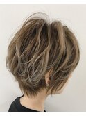 大人可愛い20代30代40代50代丸みショートヘア