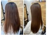 【美髪】reFREOカット+艶柔らか酸性ストレート矯正(TR付)+ホームケア￥21,290
