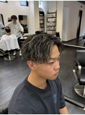 ツイストスパイラルパーマ×ハイライト【町田/MEN'S】