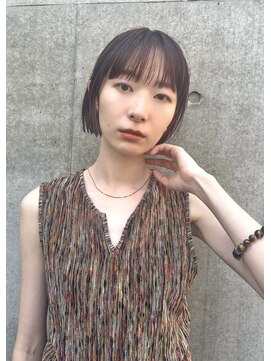 ノース イースト 高円寺店(north east) コンパクトボブ/ショートボブ/ラベンダーアッシュ/高円寺