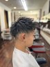 【学割】男子中高校生応援  デザインカット+眉カット