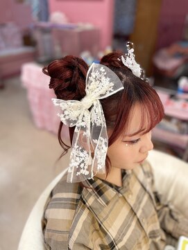 ヘアーサロン ラプンツェル(hair salon Rapunzel) ツインお団子