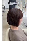 【Velis】簡単スタイリングのハンドドライ前下がりショートボブ