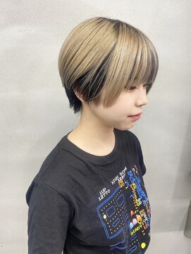 イロハ(IROHA) ホワイトベージュ×黒インナー