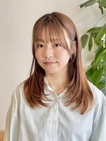 ビューエヒメ(VIEW EHIME)&nbsp;★小顔前髪レイヤーカットナチュラル透明感ベージュ