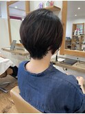 ウェイトやや高めショートボブ