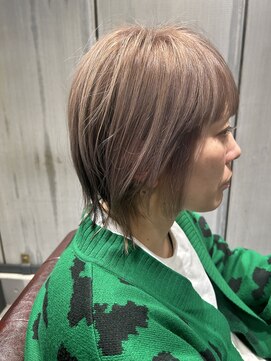 ロナロナ 髪質改善　オレンジシルバーウルフスタイル