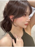 【MOE】韓国小顔カット×透明感カラー