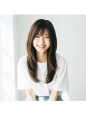 ロングボブ　ローレイヤー