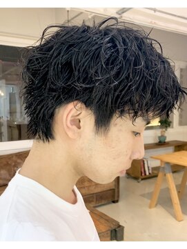 キジ(kiji) ウルフマッシュウルフパーマソフトツイストスパイラルパーマ