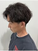 メンズノーセットパーマツイストパーマスパイラルパーマ刈り上げ