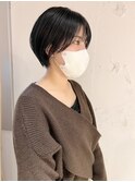 *滝田*吉祥寺ショートカットダークグレージュ似合わせ小顔人気