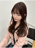 韓国くびれロング レイヤーオルチャン小顔前髪 艶髪