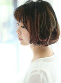 ■ニュアンス感あるくせ毛風フェミニンボブM.SLASH自由が丘28-3
