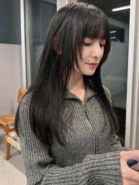 ケイトミラー(KATE Mirror) ダークグレージュ×フェイスレイヤーミディ MAKO 表参道