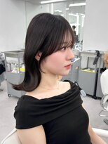 アマトウキョウ アユンチェ(AMA TOKYO×AYUNCHE)&nbsp;前髪顔まわり韓国ヘアレイヤーカットサイドバンク2wayバンク韓国