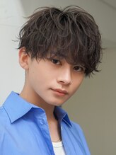 オーシャントーキョー 渋谷神南(OCEAN TOKYO)&nbsp;メンズマッシュアッシュブラウンシャドウパーマ