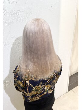 アジールヘア 池袋東口店(agir hair) ハイブリーチ　ホワイトベージュカラー　池袋　練馬　大塚