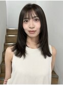 【 YOKE 】レイヤーカット顔まわりフェイスレイヤーぱっつん