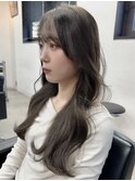 ★デジタルパーマミニウルフチェリーブラウンホワイトグレージュ