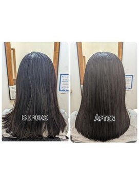 アミエ(ami e) ヘアケアコース+カット・髪質改善・縮毛矯正・白髪染め