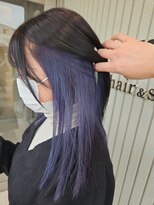 グランデ(grande)&nbsp;ミディアム/切りっぱなし/インナーカラー