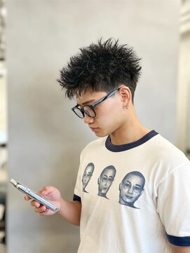 ネクストメンズ 表参道(NEXT men's) MEN’S HAIR/サーフカール/刈り上げセンターパート/渋谷