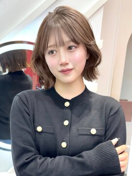 透明感引き出す韓国大人ボブ