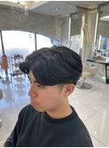 社会人◎冬向けセンターパート簡単スタイリング
