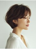 クラゲヘアー/小顔/ココアベージュ/オリーブグレー/川西